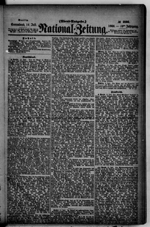 Nationalzeitung on Jul 14, 1866