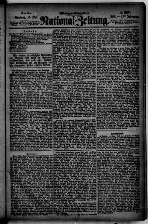 Nationalzeitung vom 15.07.1866