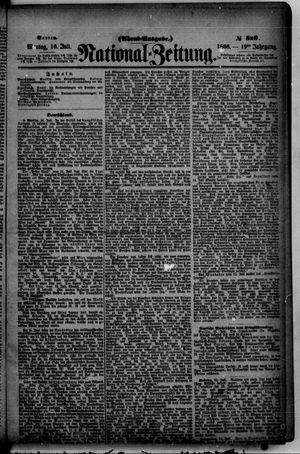 Nationalzeitung vom 16.07.1866
