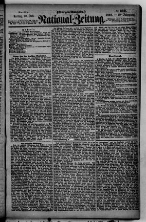 Nationalzeitung vom 20.07.1866
