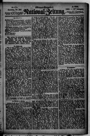 Nationalzeitung vom 22.07.1866