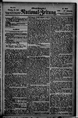 Nationalzeitung on Jul 23, 1866