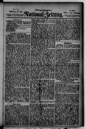 Nationalzeitung vom 25.07.1866