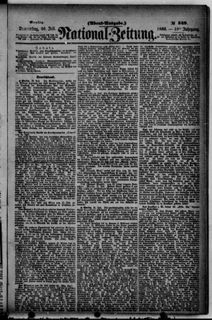 National-Zeitung vom 26.07.1866
