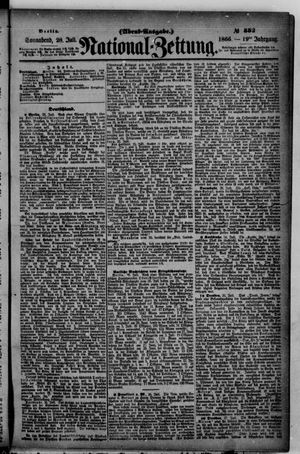 Nationalzeitung vom 28.07.1866