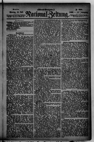 Nationalzeitung vom 30.07.1866