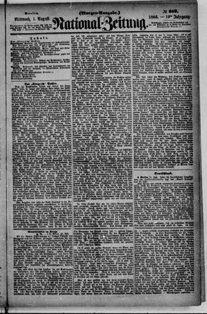 Nationalzeitung on Aug 1, 1866