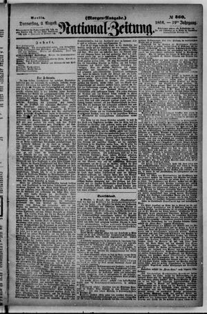 Nationalzeitung vom 02.08.1866