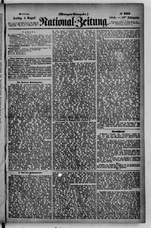 National-Zeitung vom 03.08.1866