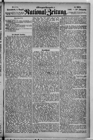 National-Zeitung vom 04.08.1866