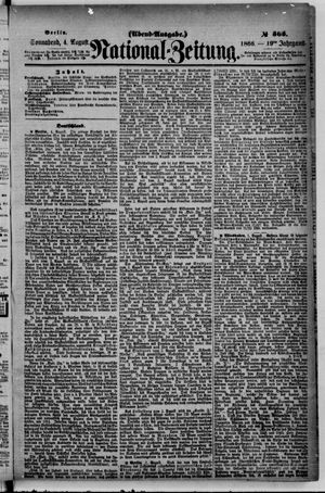 National-Zeitung vom 04.08.1866