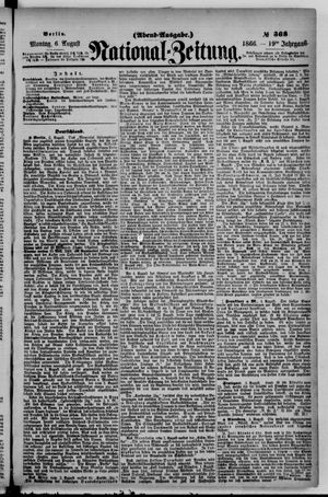 Nationalzeitung vom 06.08.1866