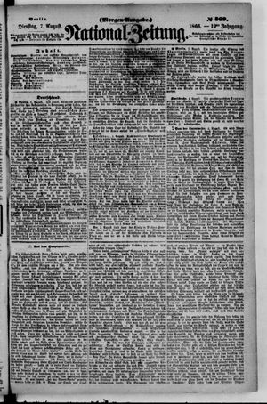 Nationalzeitung vom 07.08.1866