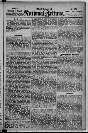 Nationalzeitung vom 08.08.1866