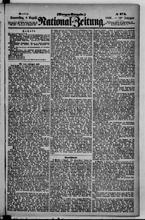 Nationalzeitung on Aug 9, 1866