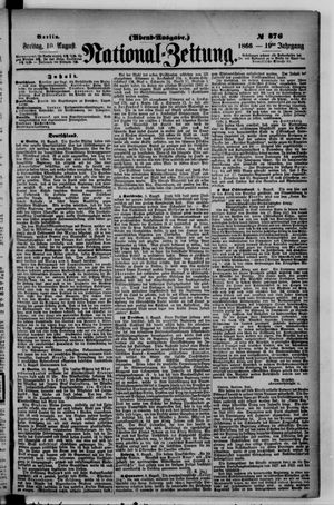 Nationalzeitung vom 10.08.1866