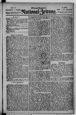 National-Zeitung vom 11.08.1866