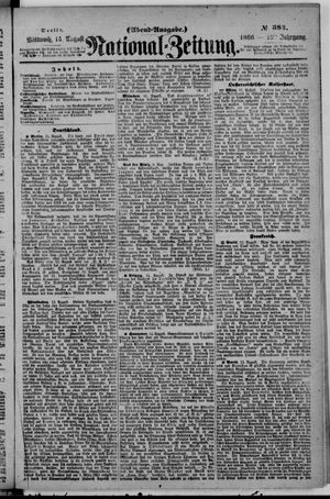 Nationalzeitung on Aug 15, 1866