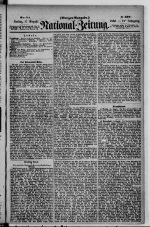 Nationalzeitung on Aug 17, 1866