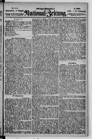 Nationalzeitung on Aug 18, 1866