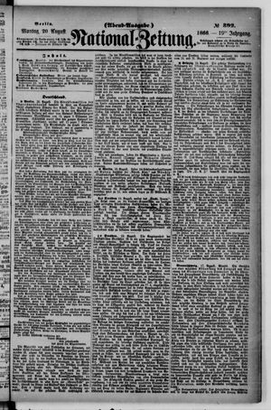 National-Zeitung vom 20.08.1866