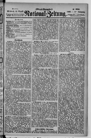 Nationalzeitung on Aug 22, 1866