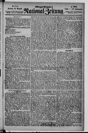 Nationalzeitung on Aug 24, 1866