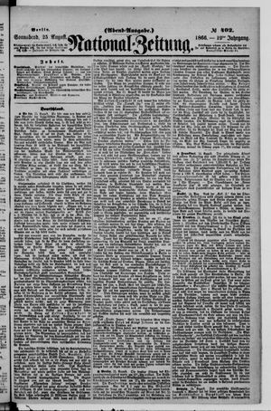 Nationalzeitung vom 25.08.1866