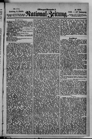 Nationalzeitung on Sep 2, 1866