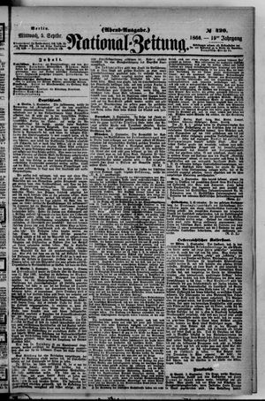 Nationalzeitung vom 05.09.1866