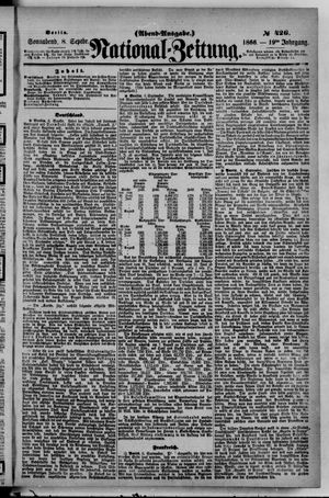 Nationalzeitung on Sep 8, 1866
