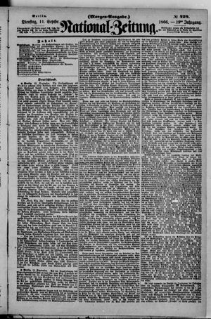 Nationalzeitung on Sep 11, 1866