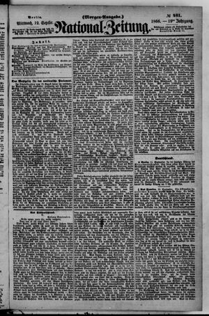 National-Zeitung vom 12.09.1866
