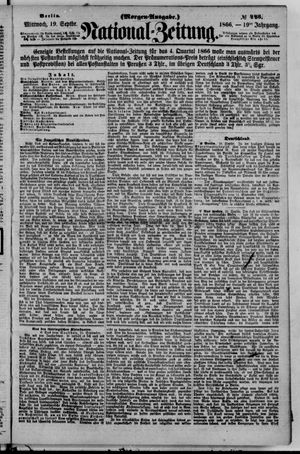 Nationalzeitung vom 19.09.1866