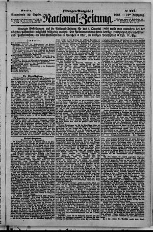Nationalzeitung on Sep 22, 1866