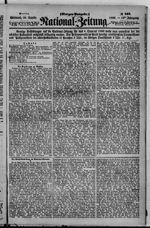 National-Zeitung vom 26.09.1866