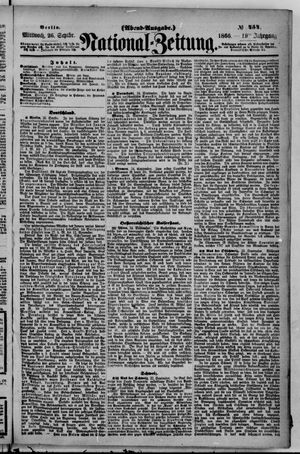National-Zeitung vom 26.09.1866