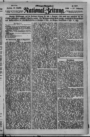 Nationalzeitung vom 28.09.1866