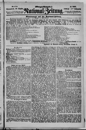 Nationalzeitung vom 29.09.1866
