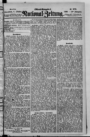 Nationalzeitung vom 06.10.1866