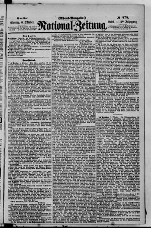 National-Zeitung vom 08.10.1866