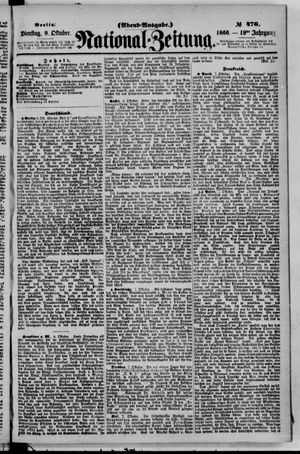 Nationalzeitung on Oct 9, 1866