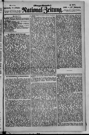 Nationalzeitung vom 10.10.1866