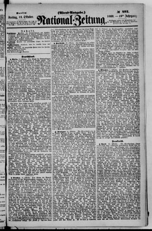 National-Zeitung vom 12.10.1866