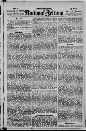 National-Zeitung vom 13.10.1866