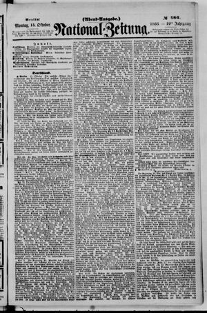 Nationalzeitung vom 15.10.1866
