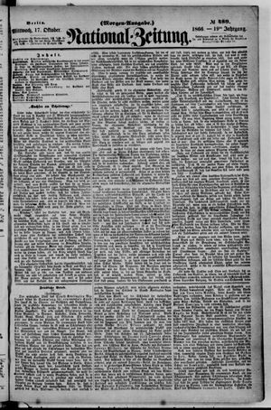 National-Zeitung vom 17.10.1866
