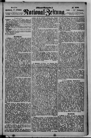 National-Zeitung vom 17.10.1866