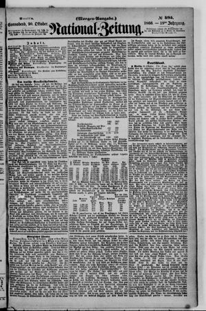 Nationalzeitung vom 20.10.1866