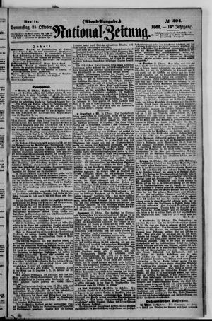 National-Zeitung vom 25.10.1866